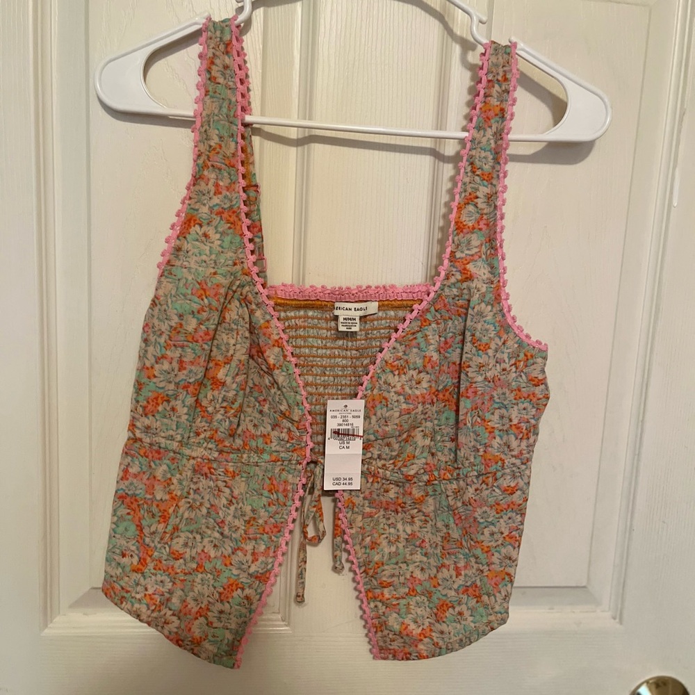 Urban Outfitters Floral Tank Top - Multicolor - Picture 1 of 6